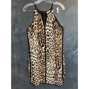 Worthington MIDI Leopard Print Dress size 10